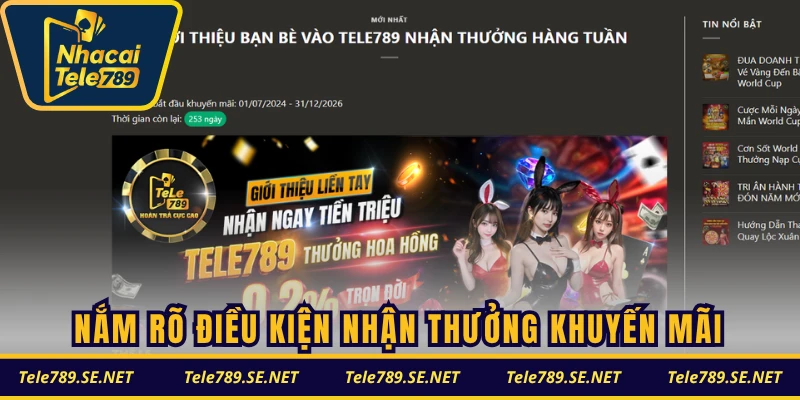 Nắm rõ điều kiện nhận thưởng khuyến mãi để tránh sai sót