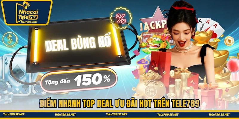 Điểm nhanh top deal ưu đãi hot trên Tele789