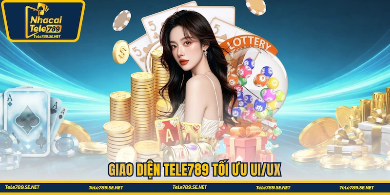 Giao diện Tele789 tối ưu UI/UX